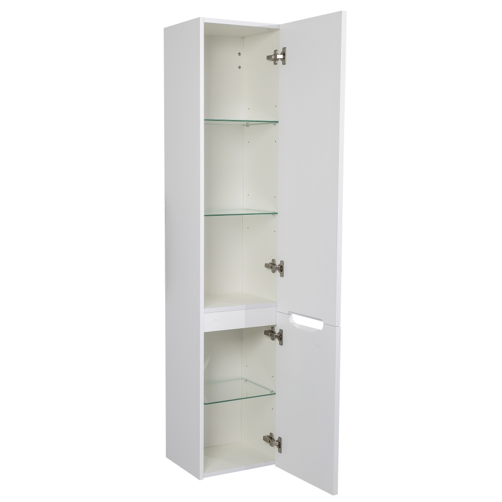 Пенал подвесной Aqua Rodos МОДЭНА БЕЛЫЙ-МАТ правый