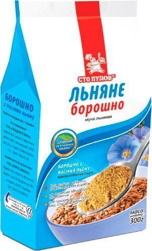 Мука льняная 300 г Сто пудов 