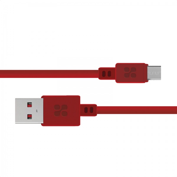 Кабель Promate MicroCord-1 USB-microUSB 2А 1,2 м червоний (microcord-1.maroon) 