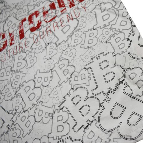 Футболка для хлопчика Macma Bitcoin р.128 білий 9002 