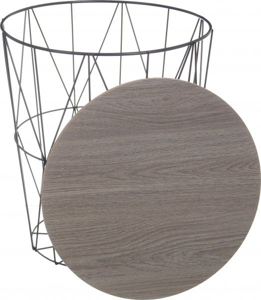 Стол-корзина Сканди 35х35х39 см черный 