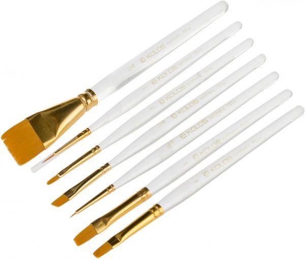 Набор кистей 7016 синтетика 7 шт. KOLOS 