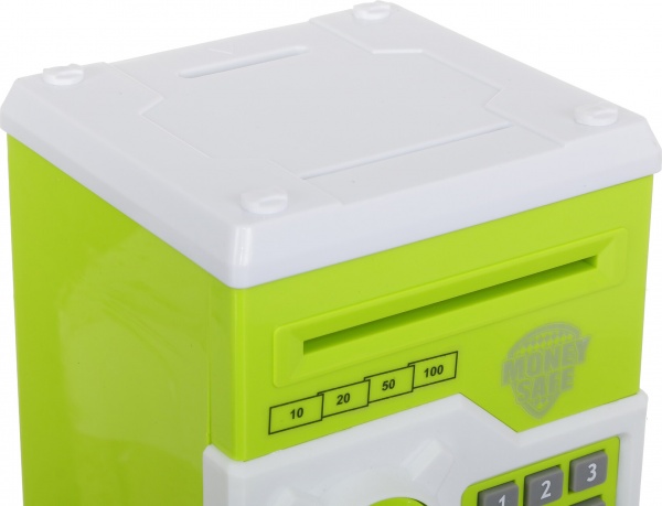 Сейф-скарбничка електронний дитячий класичний зелений OTE0643207/green