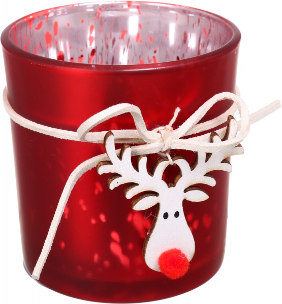 Подсвечник Christmas time 7,5x7,5x8 см