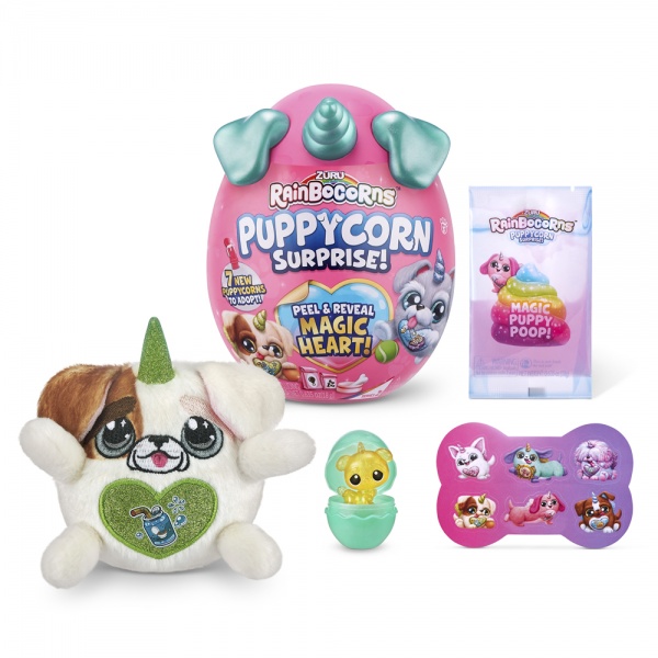 М'яка іграшка Rainbocorn Puppycorn Surprise 18 см різнокольоровий 9251D