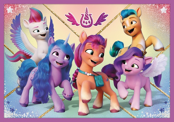 Пазли Trefl 10 в 1 Сяючі поні. Мій маленький поні 90389