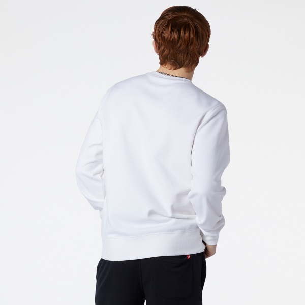 Свитшот New Balance MT03560WT р. S белый