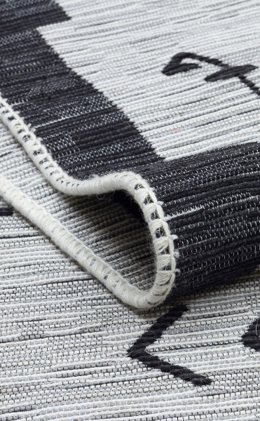 Килим Ekohali Arya AR 23 Grey 120x180 см двосторонній 