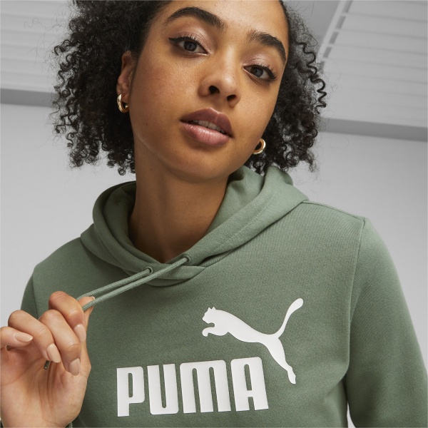 Джемпер Puma ESS LOGO HOODIE FL (S) 58678948 р.S зелений