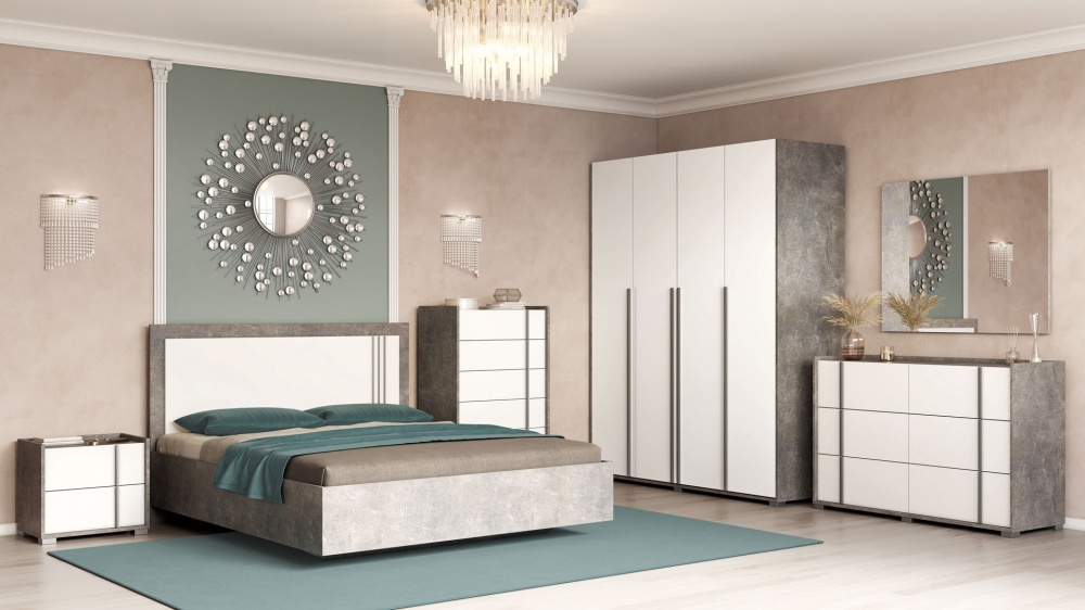 Шафа Світ Меблів Алекса 3ДЗ (120) 2200х1200х590 мм індастріал /