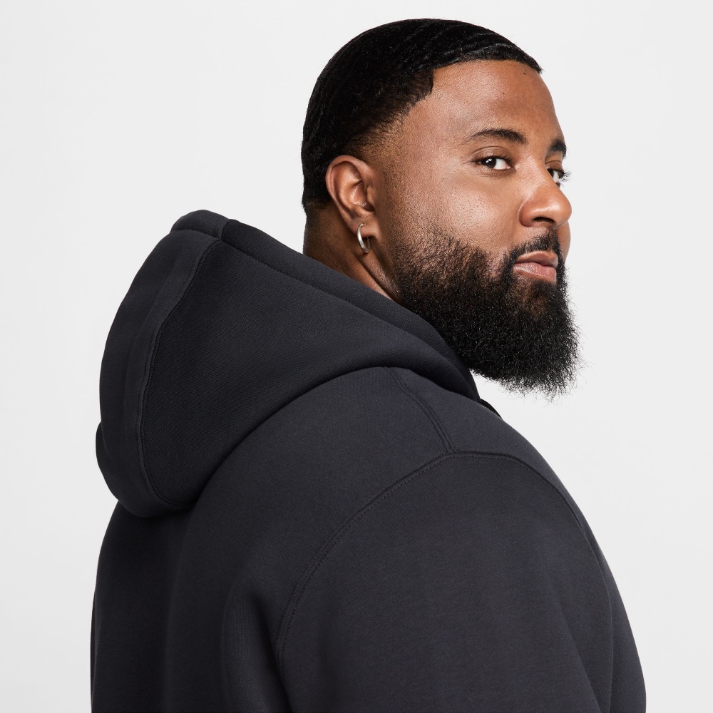 Джемпер Nike M NK CLUB BB FZ HOODIE FN3861-010 р.2XL черный