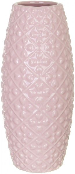 Ваза 10,8x24,8 см розовая Dehua