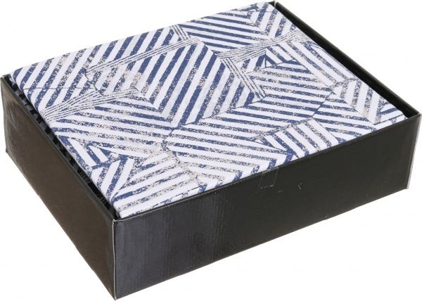 Комплект постільної білизни Rahine Blue сімейний синій Guy Laroche 