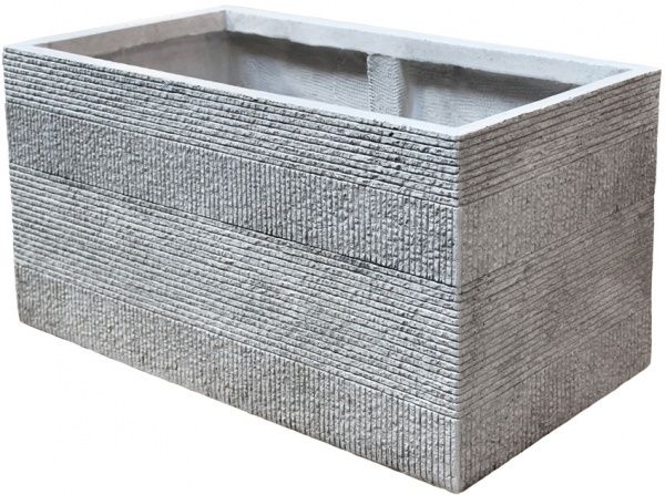 Кашпо Engard Оттава 79х37,5х37,5 см прямокутний 111 л бежево-сірий (GA68-2) 