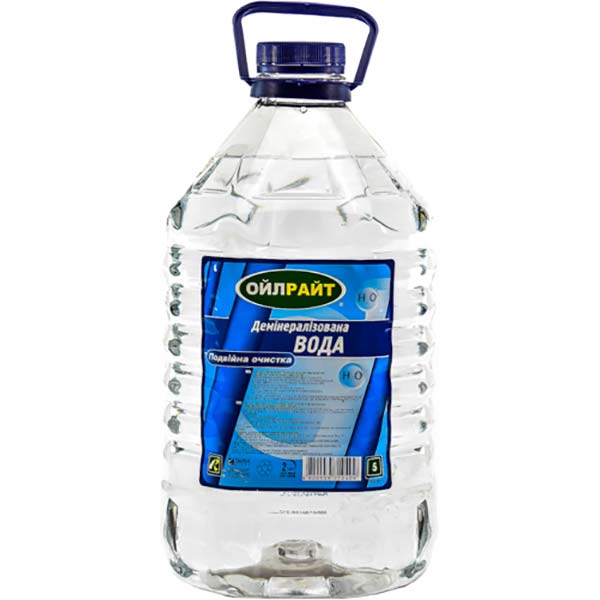 Вода дистилированая Oil Right 4,5 л