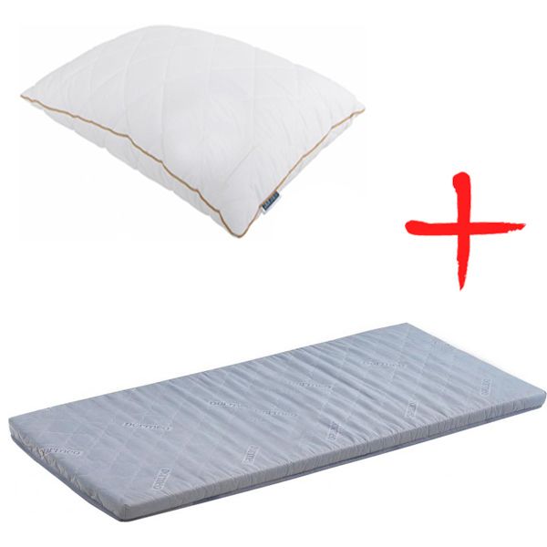 Матрас Dormeo Roll Up Comfort 150x200 см + подушка Dormeo Злата Классическая 50x70 см