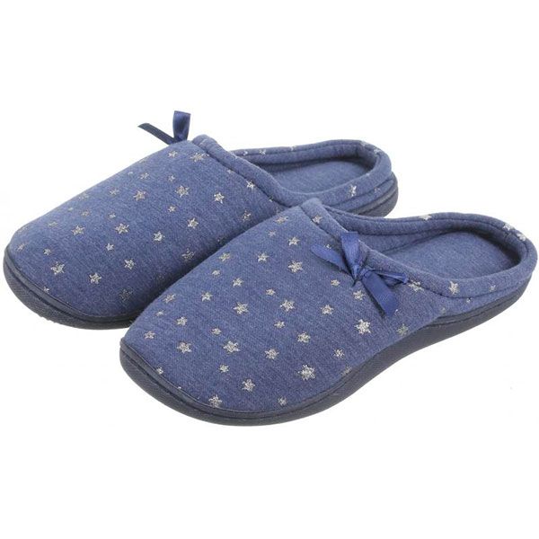 Обувь домашняя женская La Nuit Home Звездные р. 36-37 темно-синяя