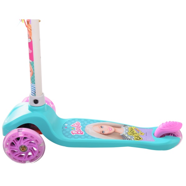 Самокат Barbie бирюзовый LS2116 
