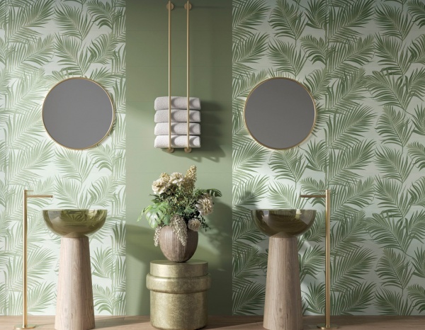 Плитка Ceramika Color Spettacolo Verde Rett SPC007 30x90 