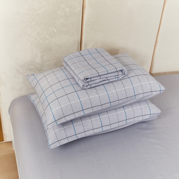 Комплект постельного белья Mesetas 2 серый с рисунком La Nuit 