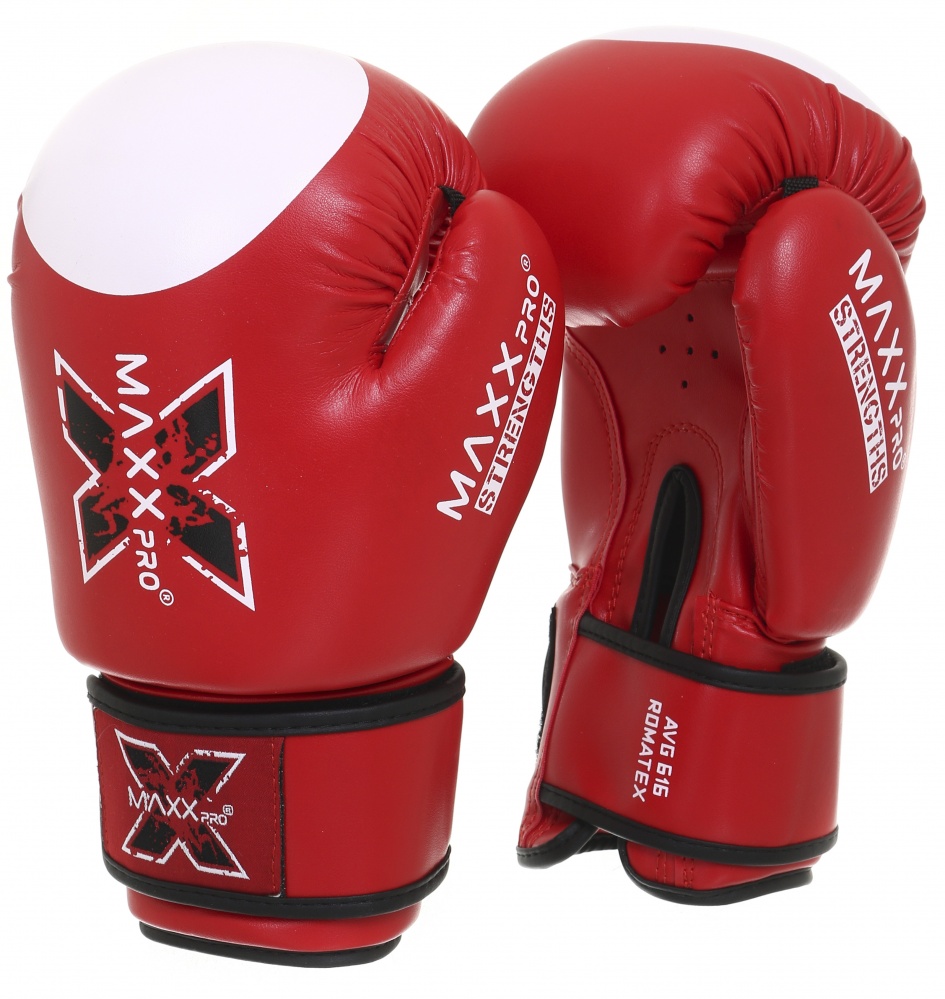 Боксерські рукавиці MaxxPro AVG-616 Red vynil-08 р. 8 8 ozoz Red vynil-08 червоний