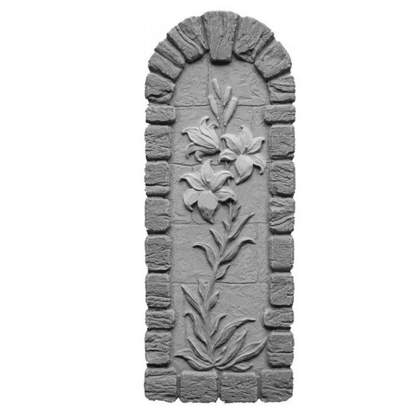 Декор гіпсовий Лілія срібло