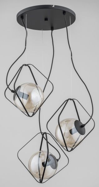 Люстра подвесная ALFA Lando 1x40 Вт E14 черный 62116 