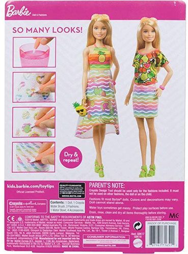 Лялька Barbie Crayola Rainbow Fruit Surprise