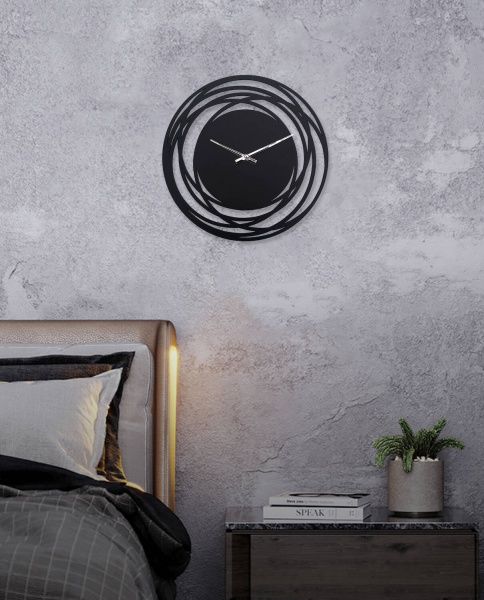 Часы настенные Shirakawa 480x480 мм черный Moku