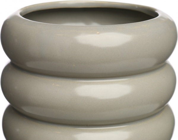 Ваза керамическая светло-серый Guoxin d16хh33,5