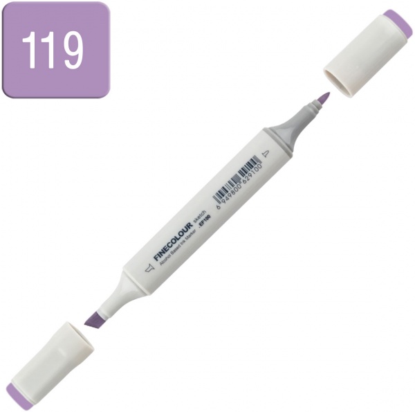 Маркер спиртовой FINECOLOUR Sketch EF100-119 светло-фиолетовый 