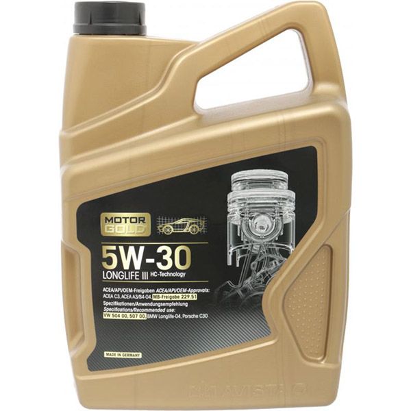 Моторне мастило Motor Gold Long Life III 5W-30 5 л