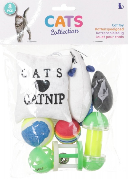 Набор игрушек Koopman для кошек 8 шт. в ассортименте