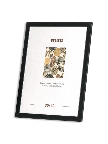 Рамка для фотографии со стеклом Velista 20BW-86888v 1 фото 30х40 см черный 
