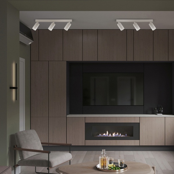 Світильник точковий LightMaster Lindo MLT118-3 35 Вт GU10 білий