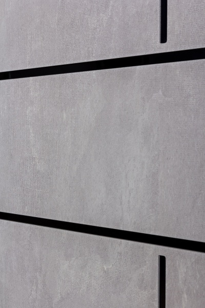 Дверь входная Булат К-8 (квадро) 540/249 wavestone grey / белый супермат 2050x850 мм левая