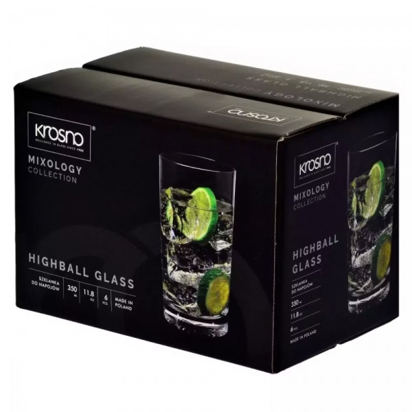 Набор стаканов высоких Mixology 350 мл 6 шт. Krosno 