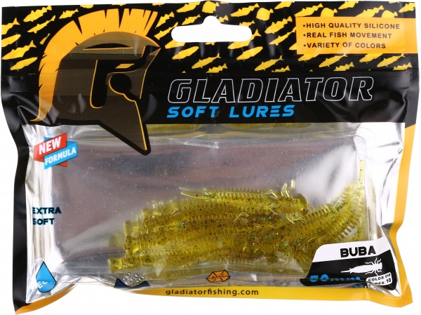 Силикон Gladiator 1054 50 мм 10 шт. BUBA - 2 #18