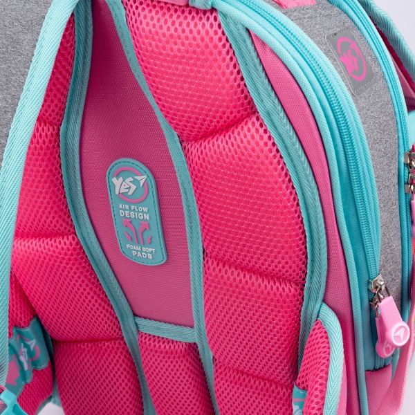 Рюкзак каркасний YES Fashion S-89 Unicorn сірий