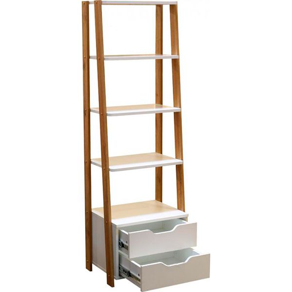 Полка Бордо 520x1650x400 мм белый/дуб тахо 