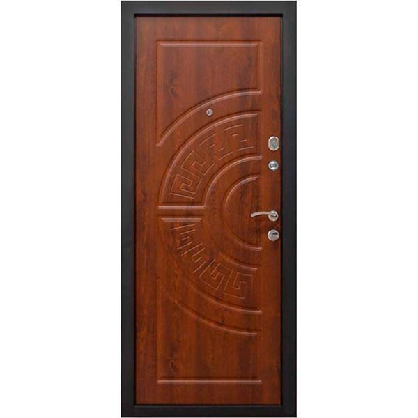 Двері вхідні Міністерство дверей КС 08 V дуб темний 2050x960 мм праві