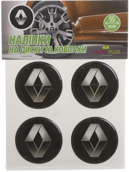 Наліпка TERRAPLUS на ковпаки та диски Renault 55 мм