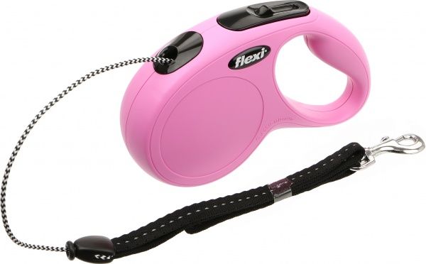 Поводок-рулетка FLEXI Classic M розовый до 20 кг 5 м