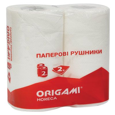 Паперові рушники Origami Horeca двошарові 2 шт.