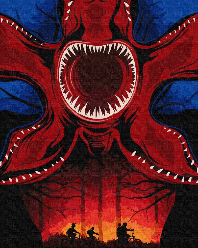 Картина по номерам Охота на монстра ©art_selena_ua 40х50 см Ideyka