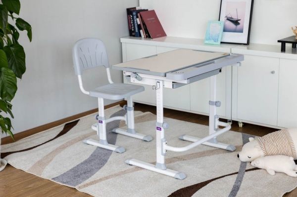 Комплект парта и стул-трансформер FunDesk Disa Grey