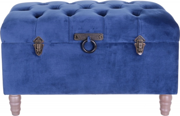 Скриня-пуф Shic S синій 82,5х42х47 см 