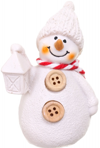 Декоративна фігура у формі сніговика APF471140 7,5 см 