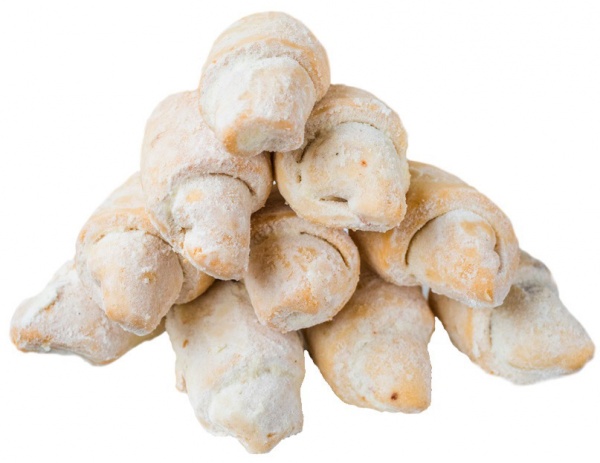 Печиво КД ВАЦАК Рогалик з вишневою начинкою 300 г 