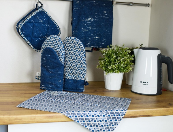 Серветка декоративна La Nuit Joy рисунок 35x45 см синій 